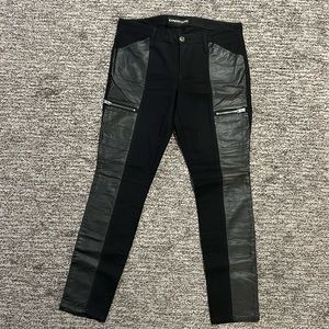 2/$30 Express Moto Legging with Zipper Detail size 10